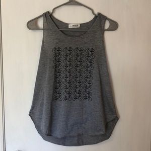 Bicycle Gray T-Shirt/Tank Top